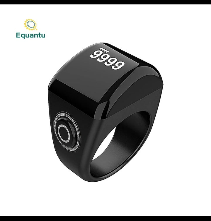 📿 Bague Compteur Tasbeeh Zikr Électronique – Avec Rappel Azan