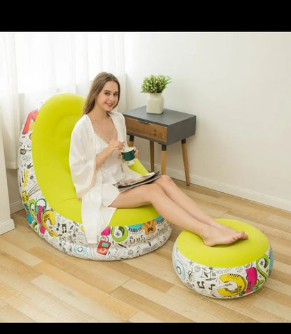 🛋️ Chaise Canapé Gonflable – Confort Moderne et Portable