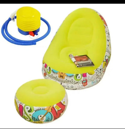 🛋️ Chaise Canapé Gonflable – Confort Moderne et Portable