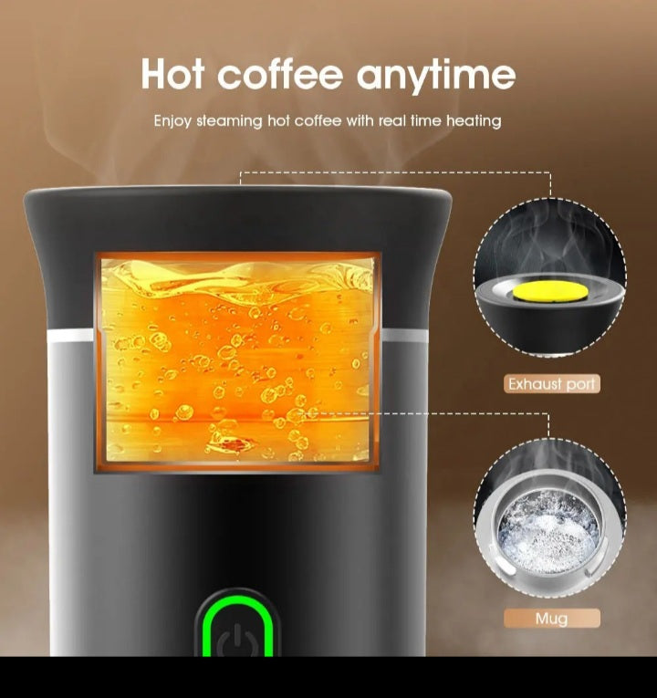 ☕ Mini Machine à Café Portable 3-en-1 Nespresso – Rechargeable & Puissante