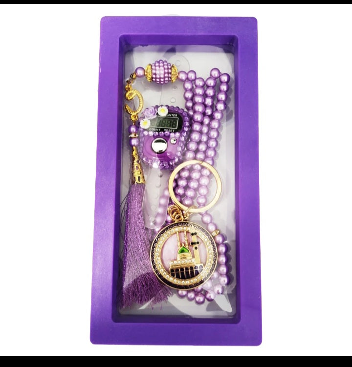 📿 Compteur Numérique de Doigts – Prière et Utilisation Polyvalente (3PCS avec Porte-Clés)