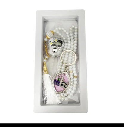 📿 Compteur Numérique de Doigts – Prière et Utilisation Polyvalente (3PCS avec Porte-Clés)