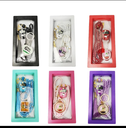 📿 Compteur Numérique de Doigts – Prière et Utilisation Polyvalente (3PCS avec Porte-Clés)