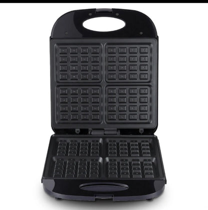 Gaufrier Haute Qualité 4 Tranches – Revêtement Antiadhésif & Chauffage Uniforme