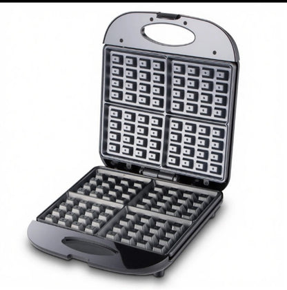 Gaufrier Haute Qualité 4 Tranches – Revêtement Antiadhésif & Chauffage Uniforme