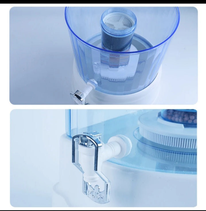 💧 Distributeur d’Eau Tout-en-Un – Filtration Avancée Double Ultrafiltration & Charbon Actif (16L)