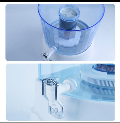 💧 Distributeur d’Eau Tout-en-Un – Filtration Avancée Double Ultrafiltration & Charbon Actif (16L)
