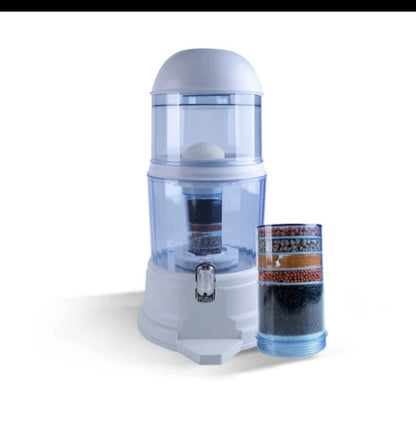 💧 Distributeur d’Eau Tout-en-Un – Filtration Avancée Double Ultrafiltration & Charbon Actif (16L)