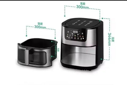 Friteuse à Air fryers Sans Huile 10L en Acier Inoxydable – Haute Performance