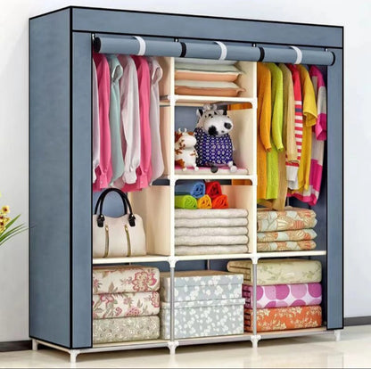 Armoire en Tissu 3 partie – Design Moderne et Fonctionnel