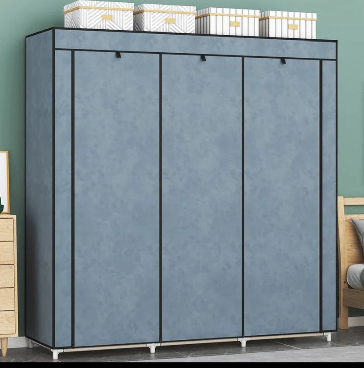 Armoire en Tissu 3 partie – Design Moderne et Fonctionnel