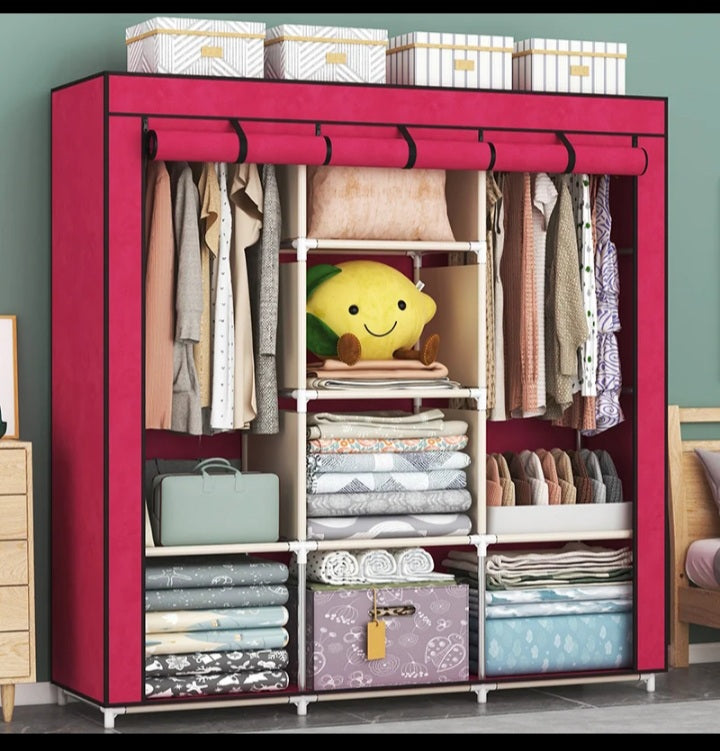 Armoire en Tissu 3 partie – Design Moderne et Fonctionnel