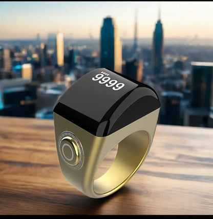 📿 Bague Compteur Tasbeeh Zikr Électronique – Avec Rappel Azan